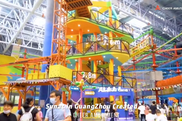 Sanac Indoor Adventure Sports Park for kids with Super High Rope Course